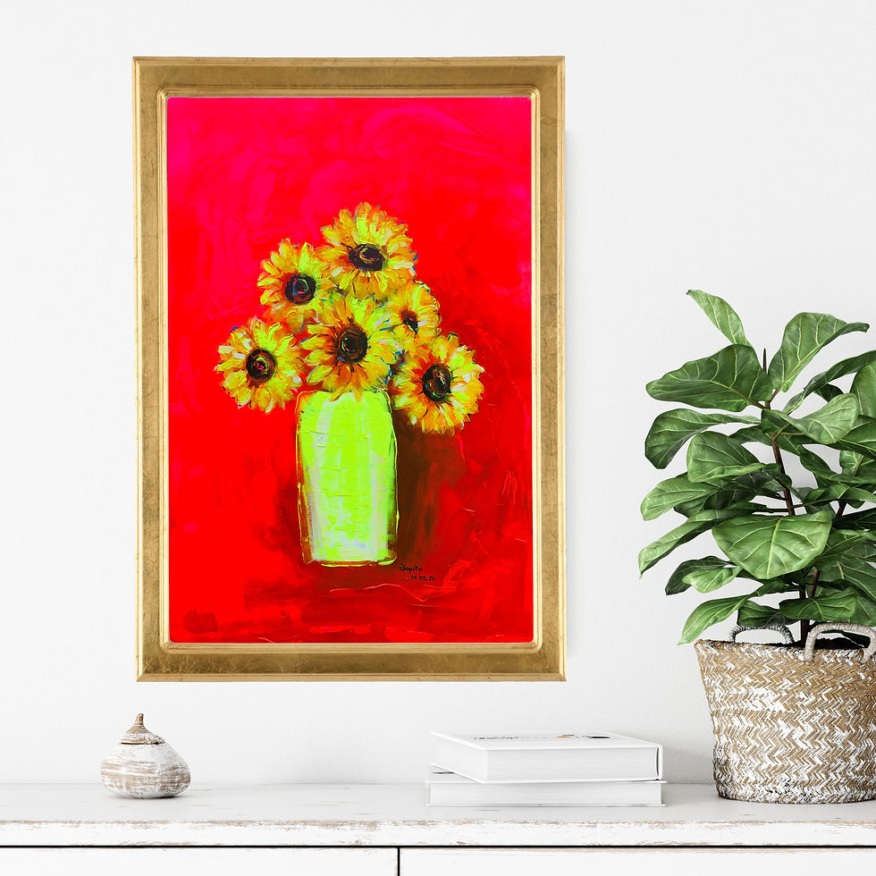 Thumbnail: Sunflower in fluorescent pink