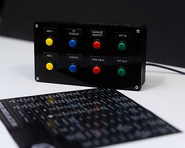 universal sim racing button box product photo