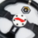 F1 printed centre cap for Logitech gaming sim rigs