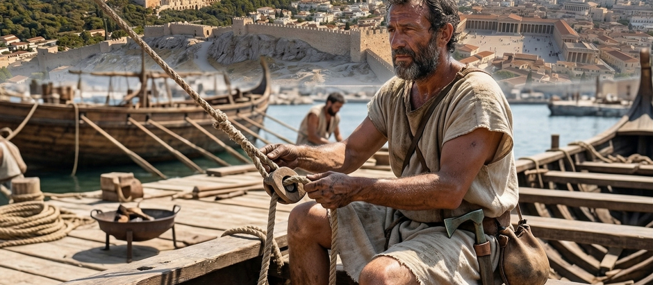 Athenian navy sailors