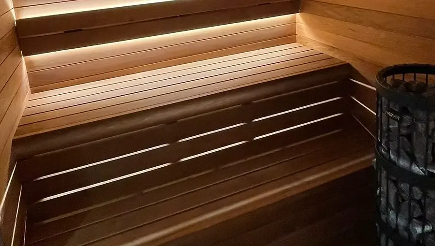 sauna interior 