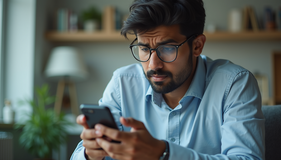 An insurance agent facing challenges with telecalling