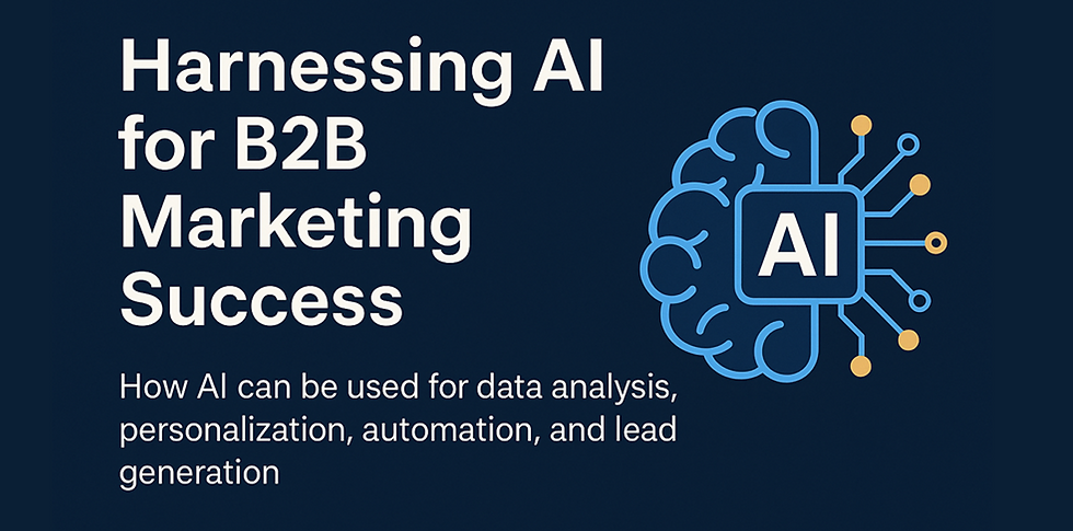 Harnessing AI for B2B Marketing Success