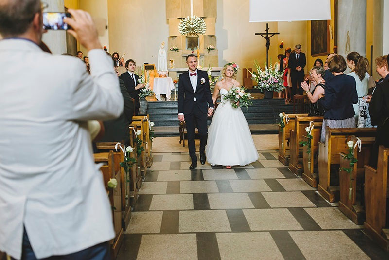 ślub w kościele Dominikanów w Poznaniu