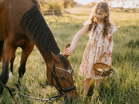 Spełnione marzenie Justysi - sesja w stadninie koni | Stajnia Pęczerzyno