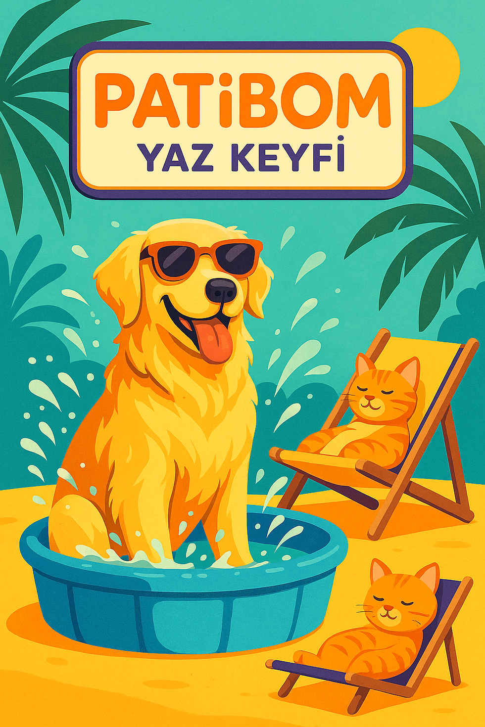 Yaz Aylarında Evcil Hayvan Bakımı: Patili Dostlar İçin 7 Hayati Öneri – Patibom’dan Sevgiyle 🐾☀️