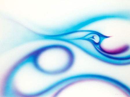 Geborgen. Kunstwerk von  Robert Wicki.