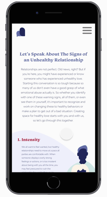 The Warning Signs of Emotional Abuse GIF on the LoveSpeaks App