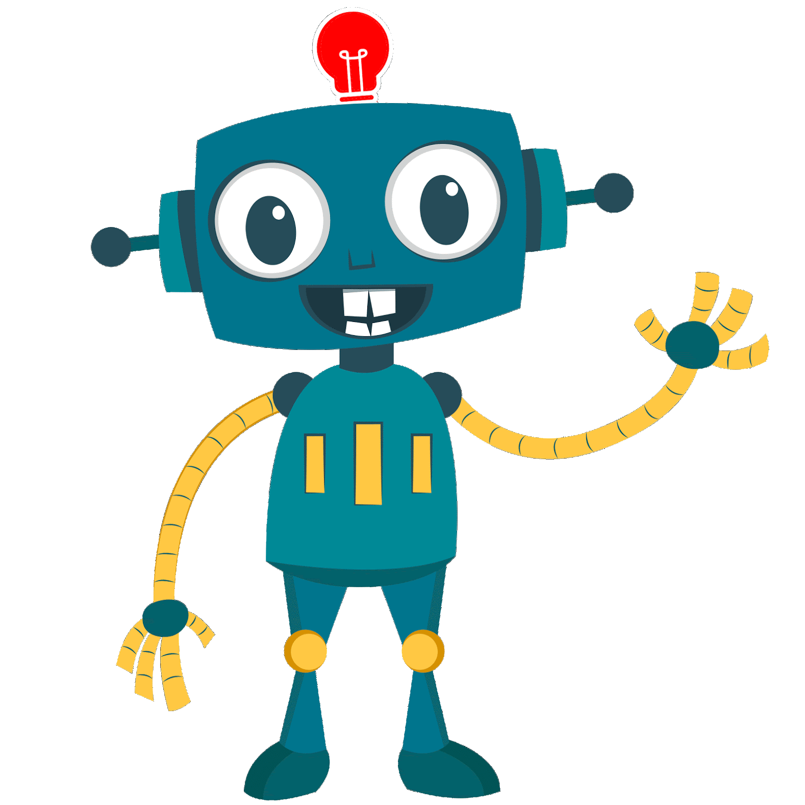 Gif of Huey the Philips Hue Robot