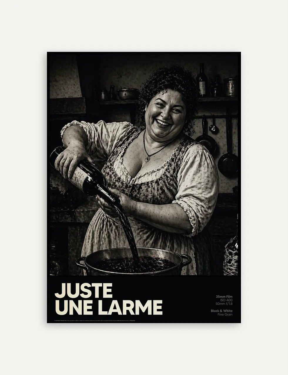 juste une larme photographie vintage vin cave