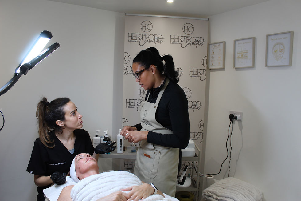 CPD Accredited Course Instruction from Hertford Cosmetics' Lead Instructor - Rebekah