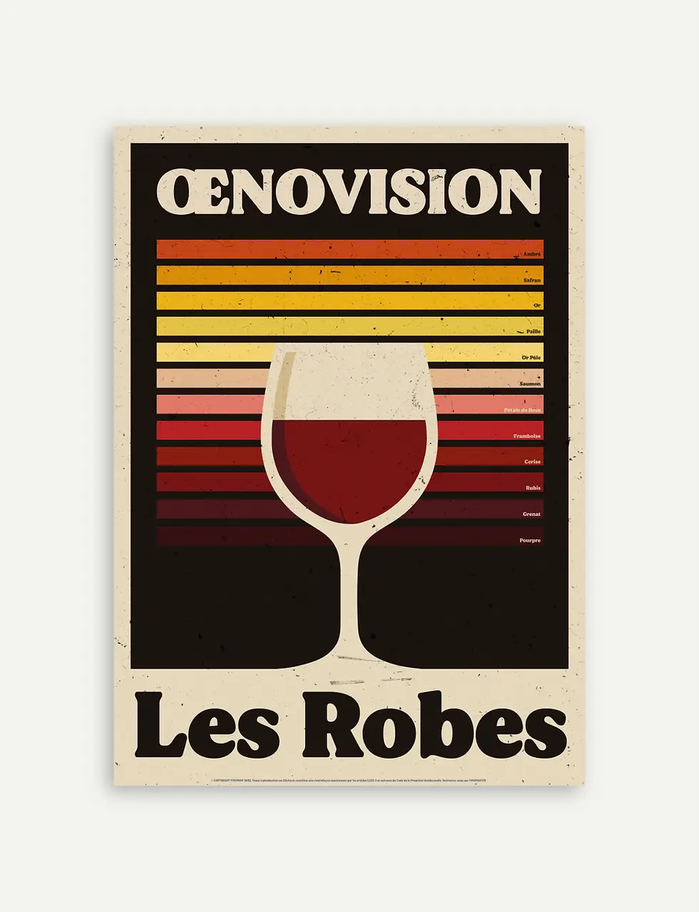 Miniature : affiche représentant les couleurs du vin