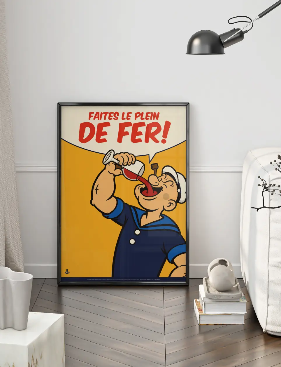 affiche encadrée Popeye