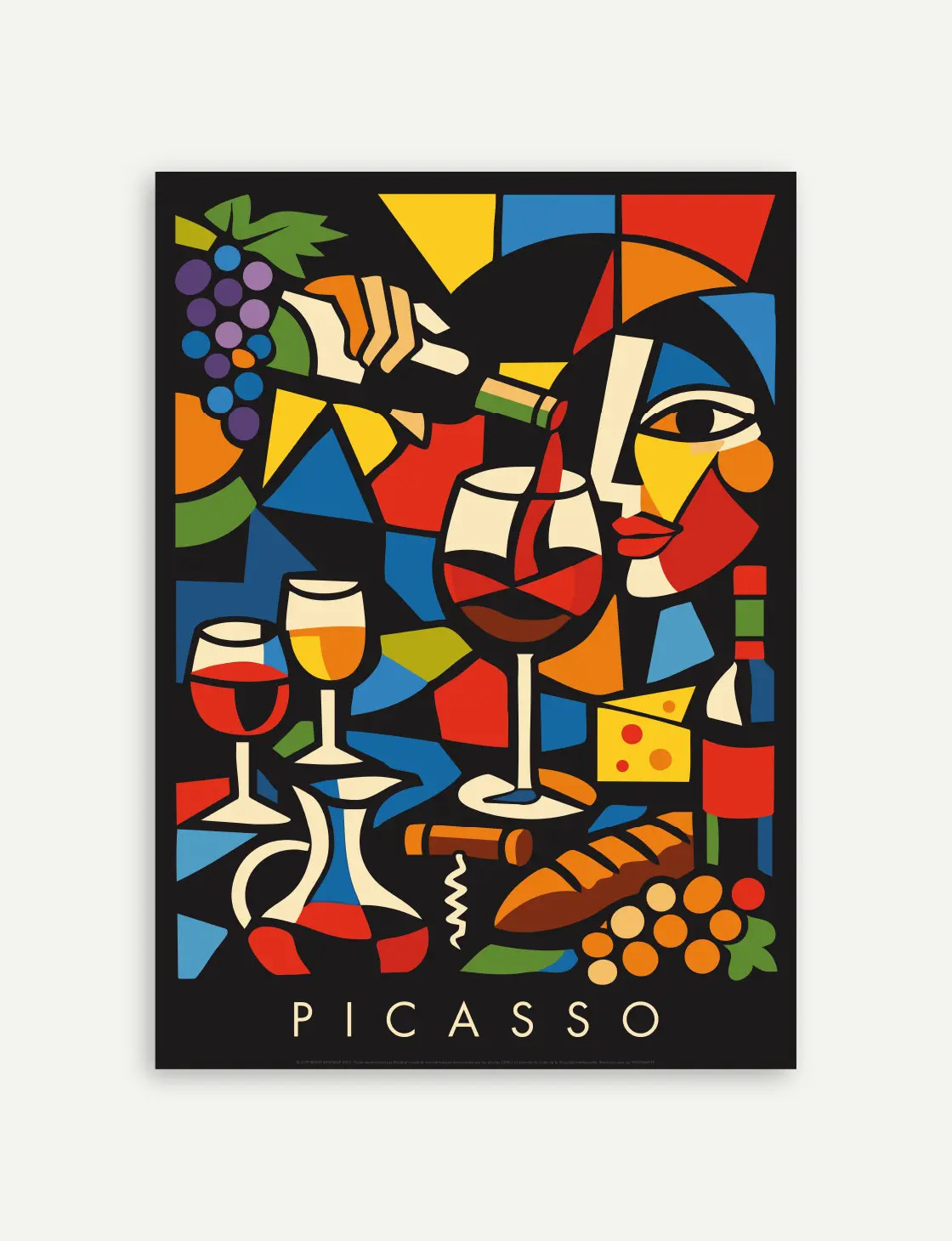 affiche picasso pour décoration de salon