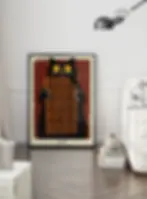 affiche chat chocolat cuisine humour – idée cadeau original Misterfine bonne humeur