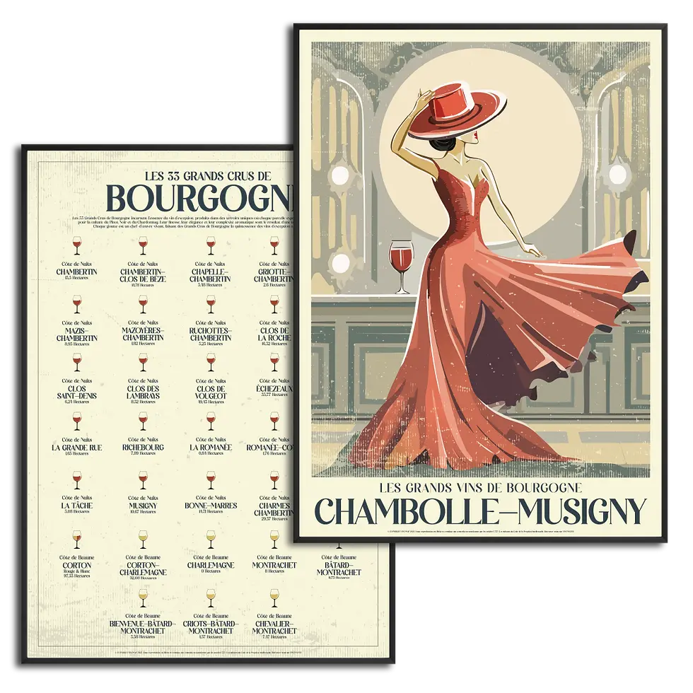 affiches vins de bourgogne