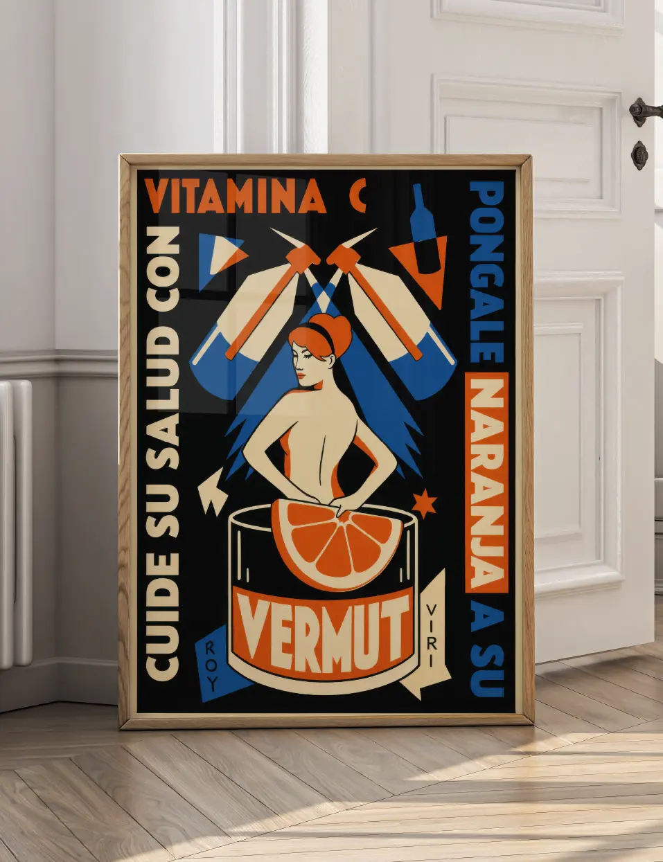 affiche espagne Vermut Art déco
