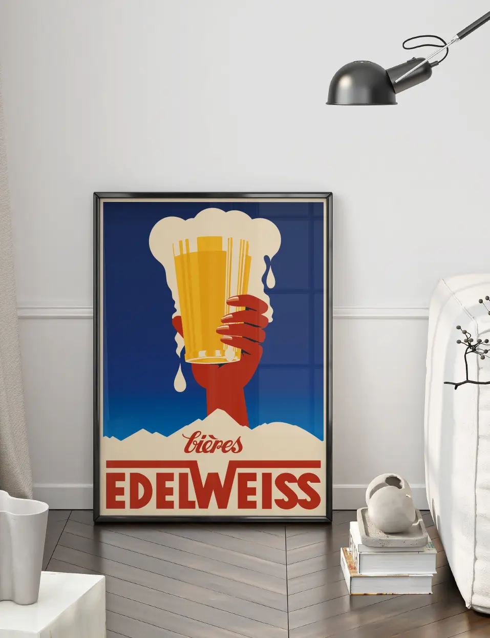 Miniature : poster-biere-edelweisss-affiche-bar-biere