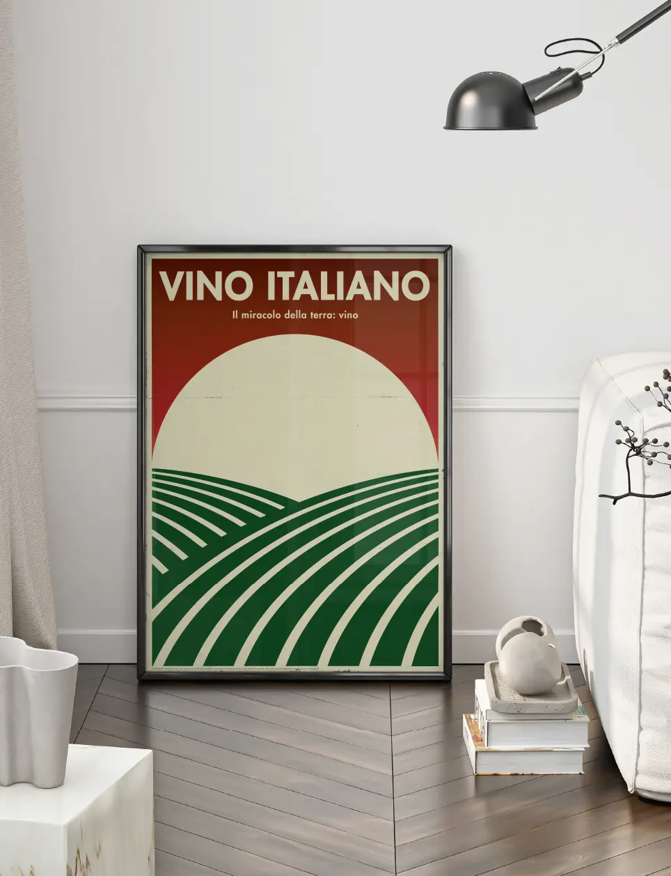 affiche vin italie vintage