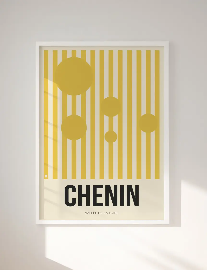Miniature : Affiche cépage chenin décoration murale vin