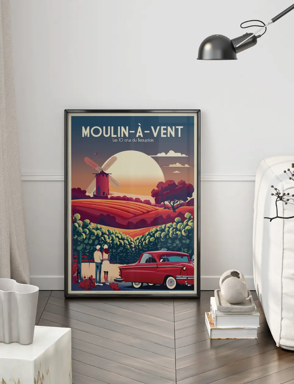 Miniature : affiche vintage, moulin-à-vent