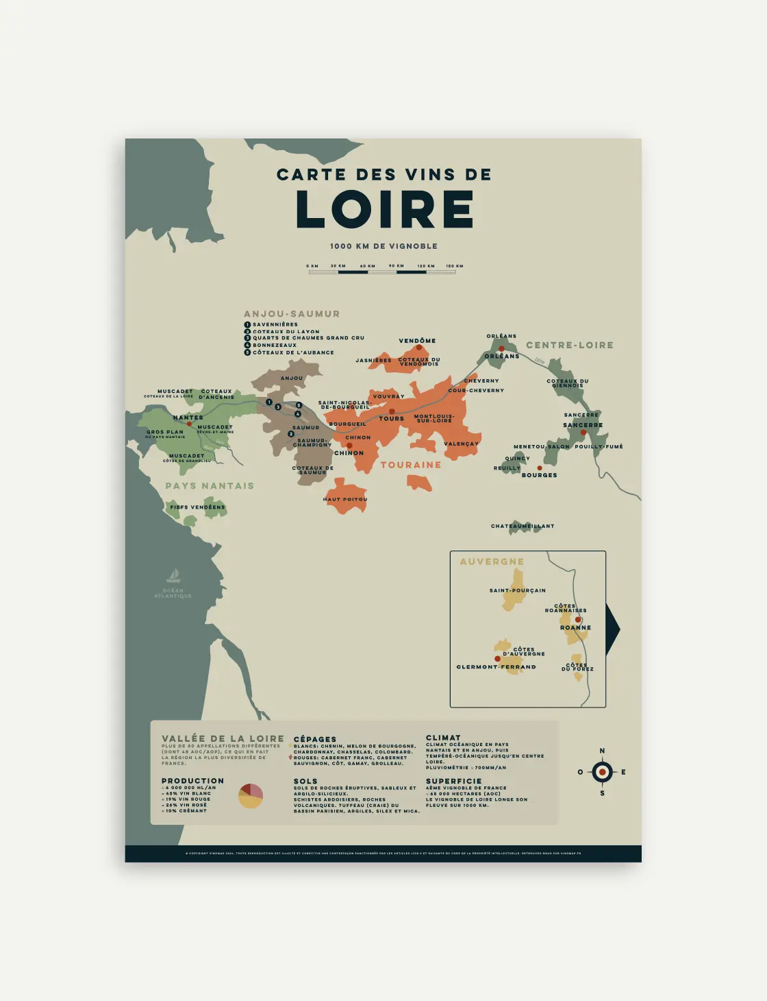 carte vins loire