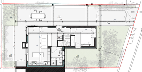 Beach House at Galé Beach, Melides, MUI real estate, House / Plot for sale, plan of the new architectural pre-licensed construction