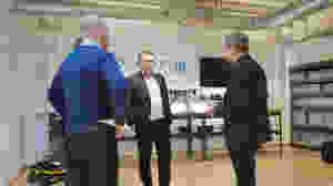 Kristian Skaarup, Ralf Astrup, and Helge Munk at Lorenz Technology
