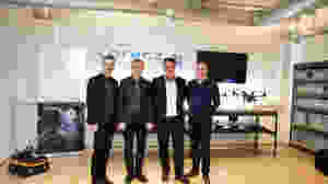 Sales Director Søren Land, Chairman Helge Munk, Board Member Ralf Astrup, and CEO Kristian Skaarup