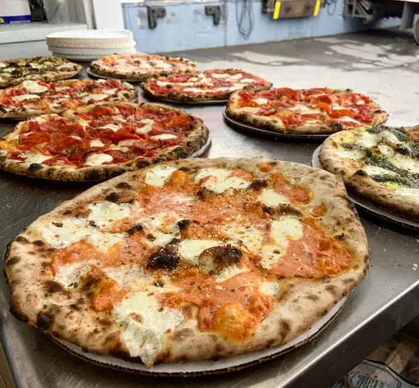 Thumbnail: Artichoke Vodka Wood Fired Pizza - Best Wood Fired Pizza New Jersey