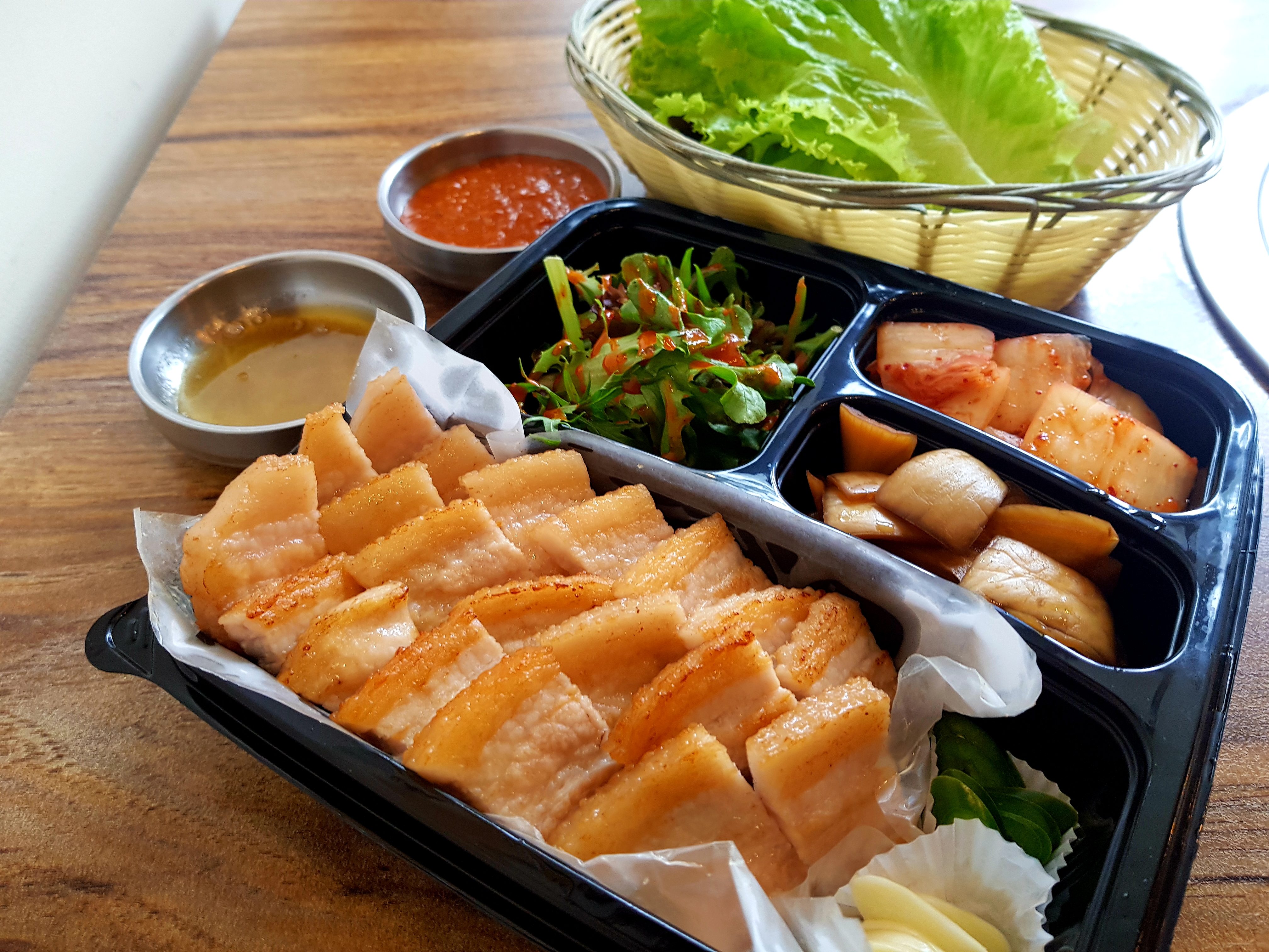 Arranged Food and Objects