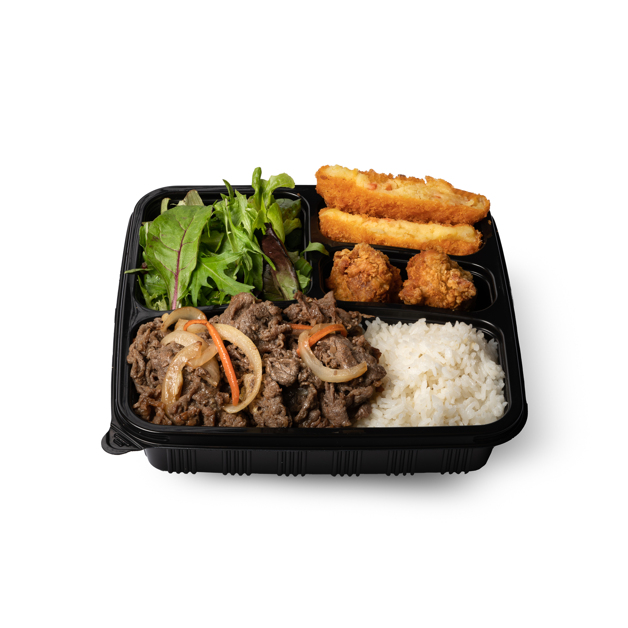 Arranged Food and Objects