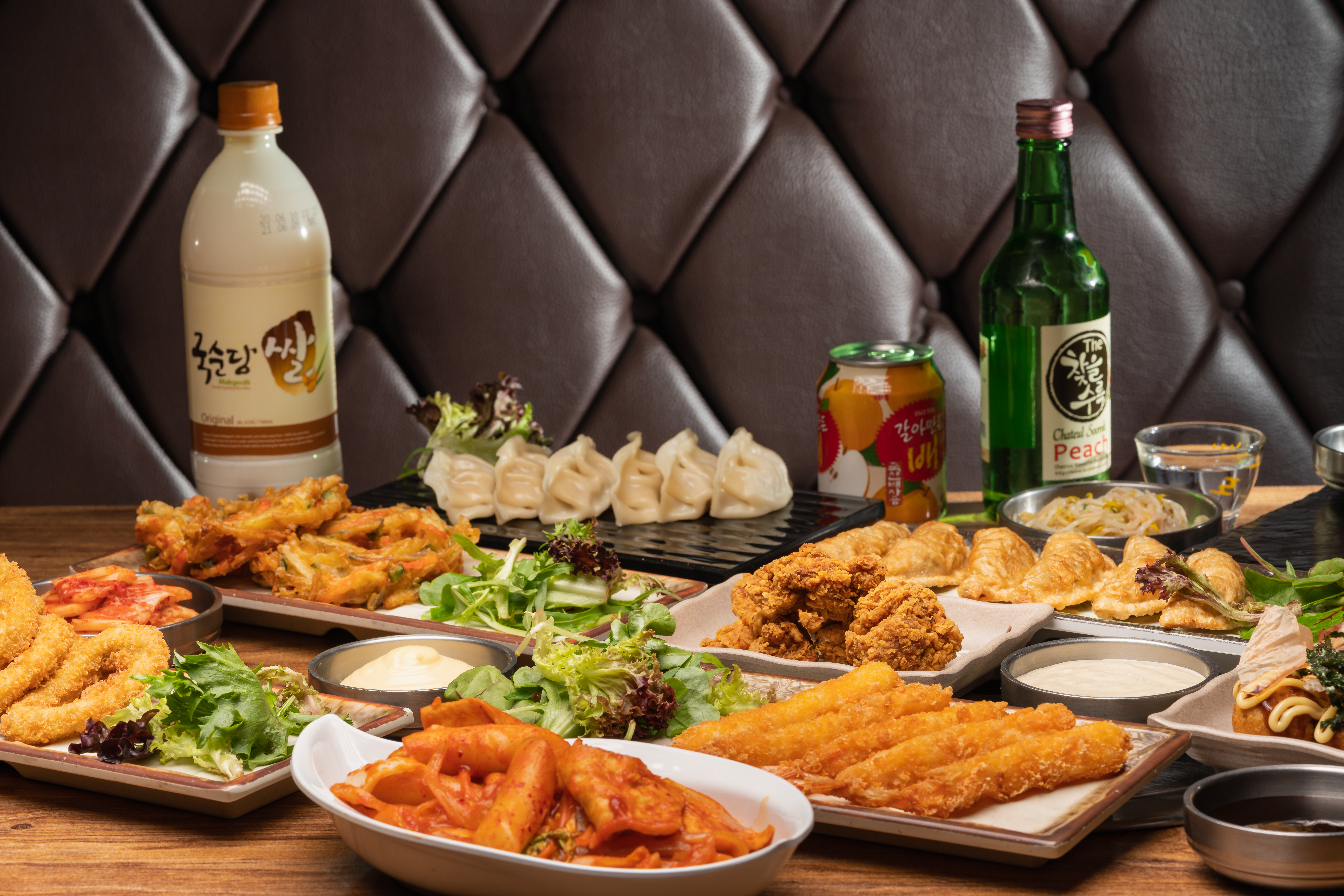 Arranged Food and Objects