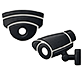 Indoor and outdoor surveillance camera solutions