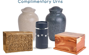 blue metal urn, handcarved wood urn, scatter urn, cedar wood urn, tan metal urn