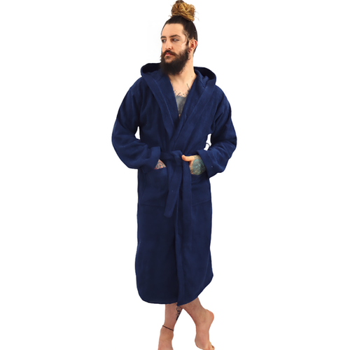 Terry Towelling Bathrobes Hooded Dudra