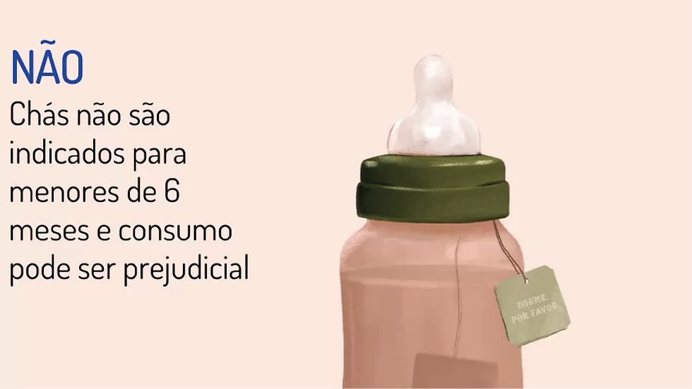 Chás ajudam a aliviar cólica em bebês?