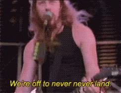 Off to Never Never Land