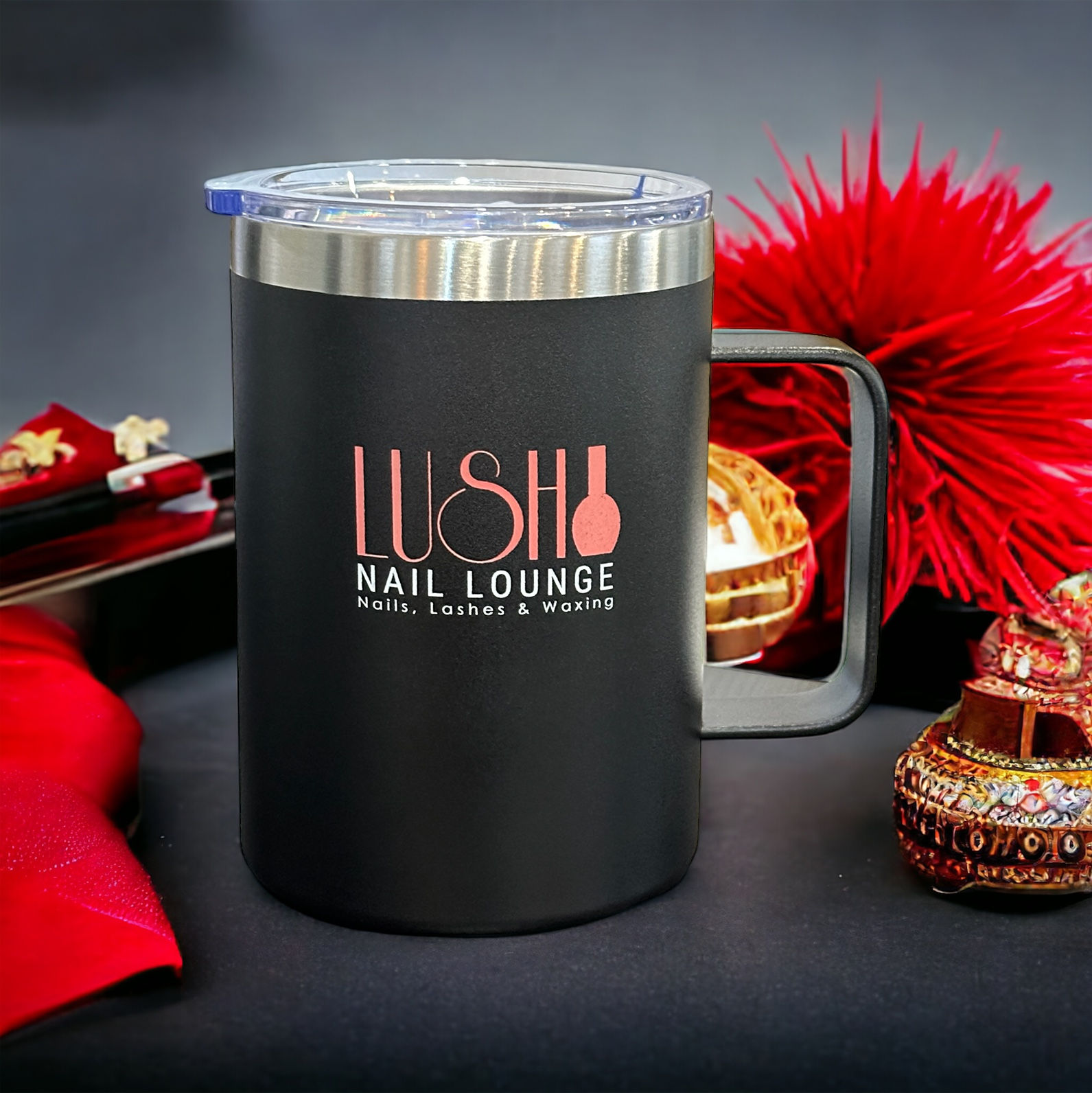 12oz Insulated Hydration Mug - Black