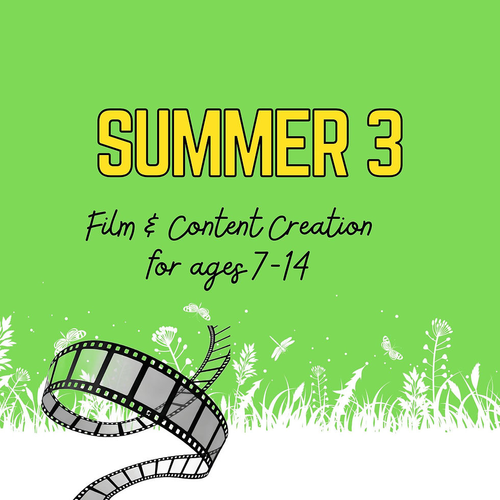 Summer Film Workshop 12th August