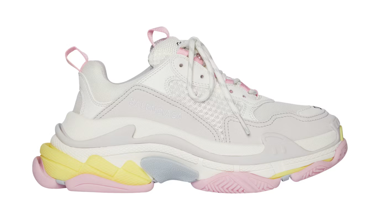 Balenciaga Triple S White Pink Sz 41 / 8