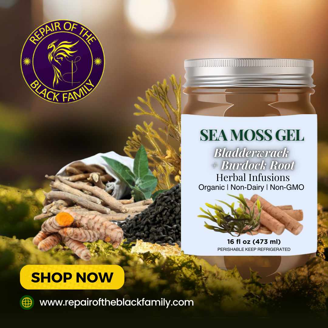 Bladderwrack & Burdock Sea Moss Blend (16 oz)