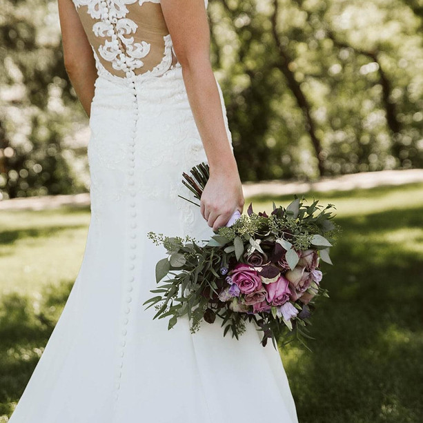 Purple Rain Bridal Look