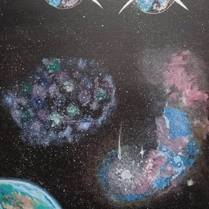 Acrylique, Abstrait, Toile