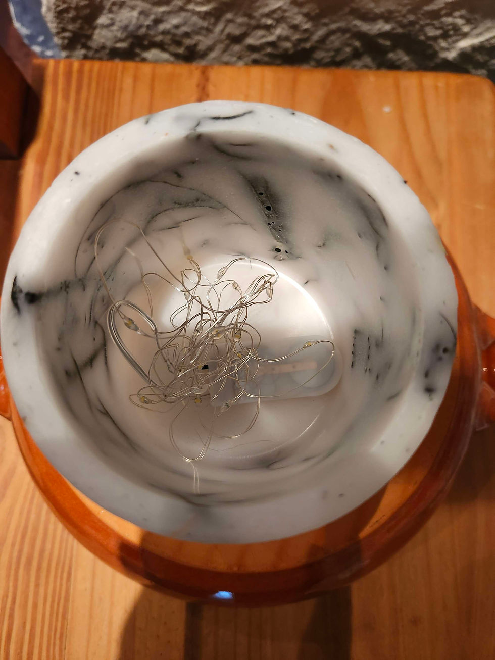 Thumbnail: Everlasting Lighted Wax Decorative Candle Lantern Holder 'Ghost'