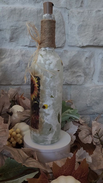 Thumbnail: Lighted Decorative 750ml Bottle 'All By Myself'
