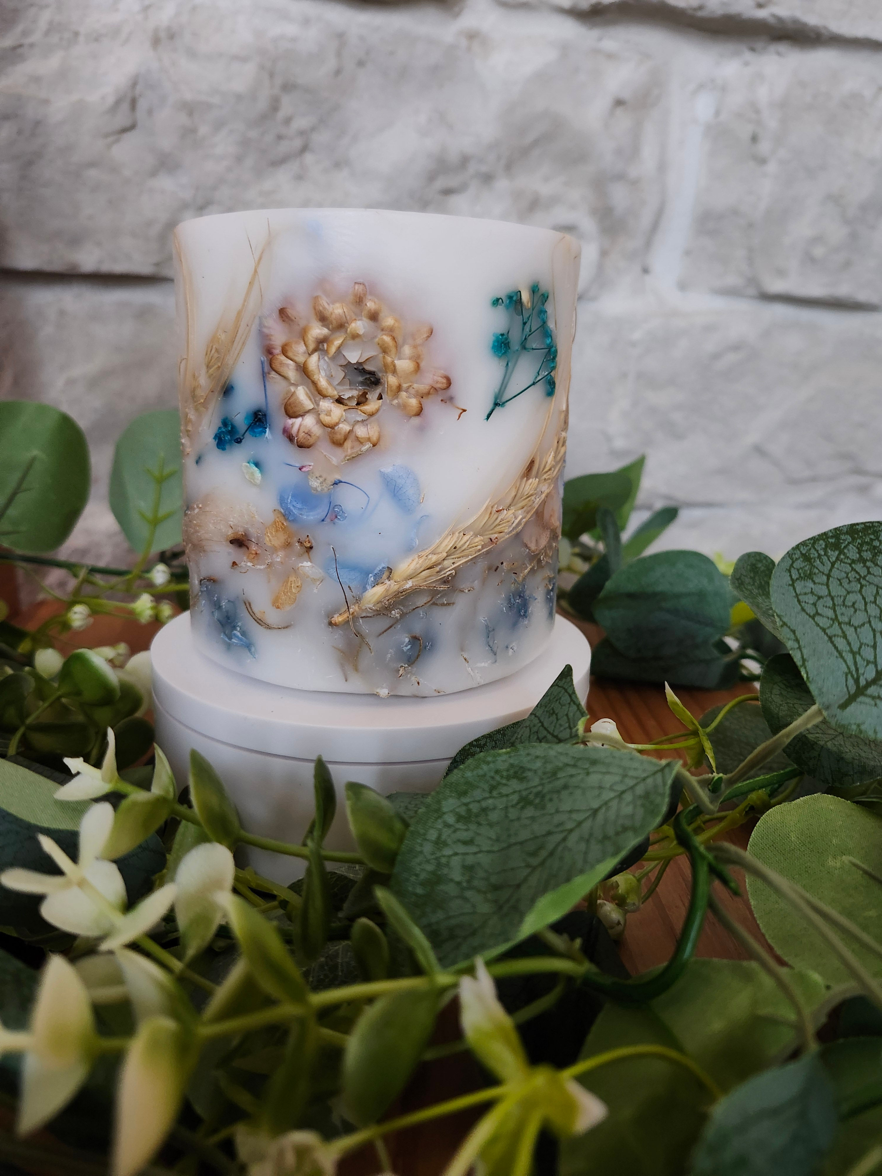 Everlasting Round Wax Candle Lantern Holder 'Light Up Your Life'