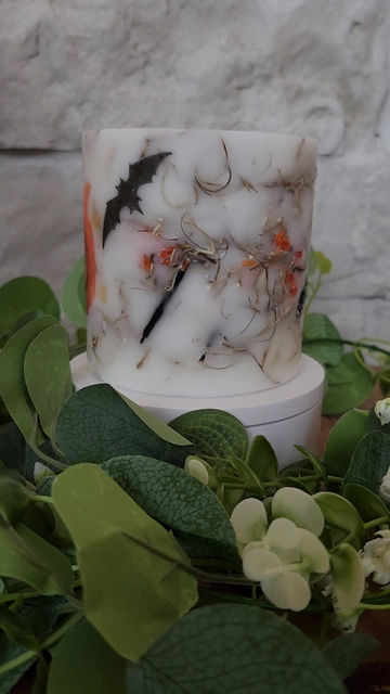Thumbnail: Everlasting Lighted Wax Decorative Candle Lantern Holder  'Grumpy&Giddy'