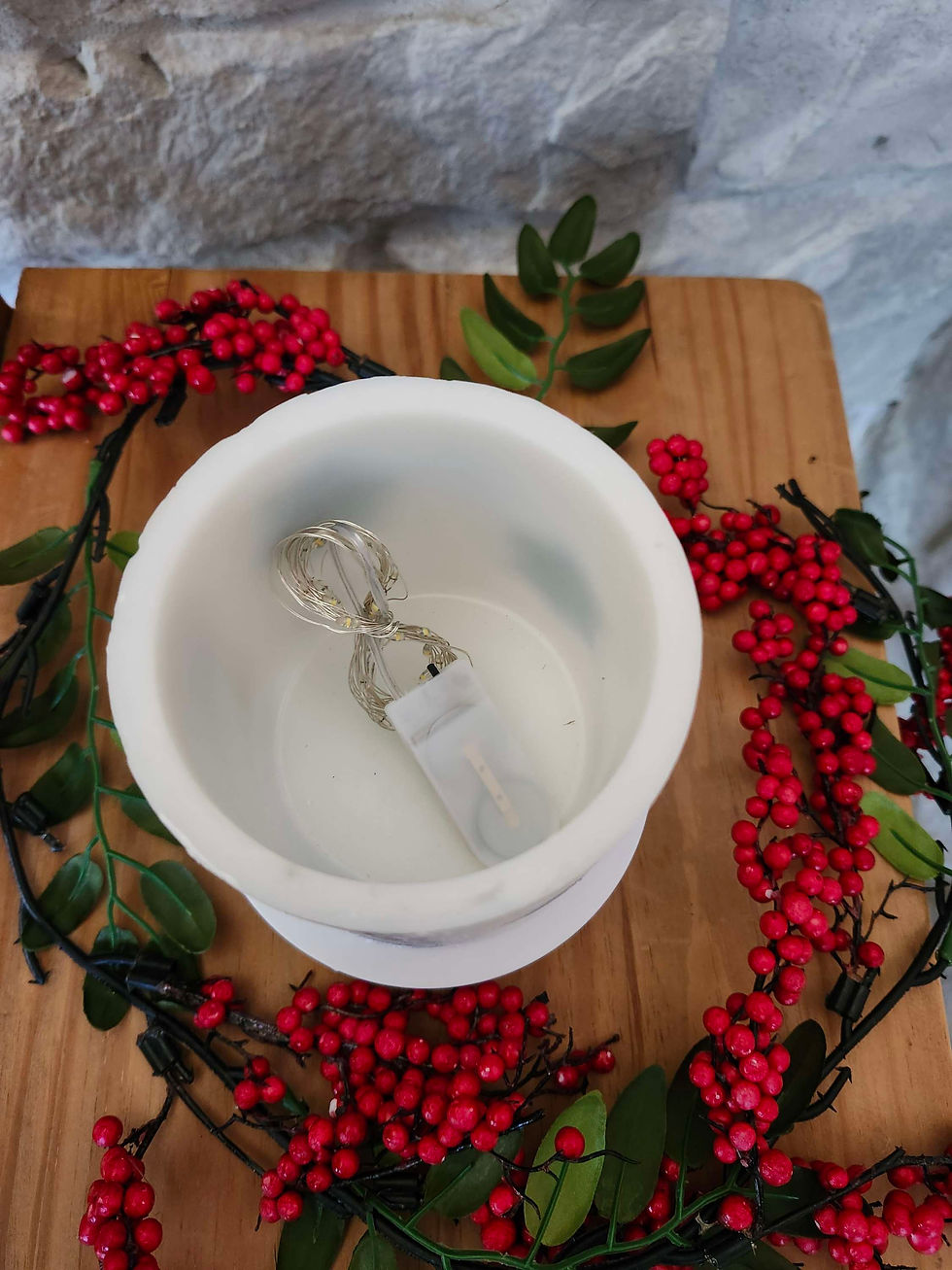 Thumbnail: Everlasting Lighted Wax Decorative Candle Lantern Holder 'Mr. Snowman'