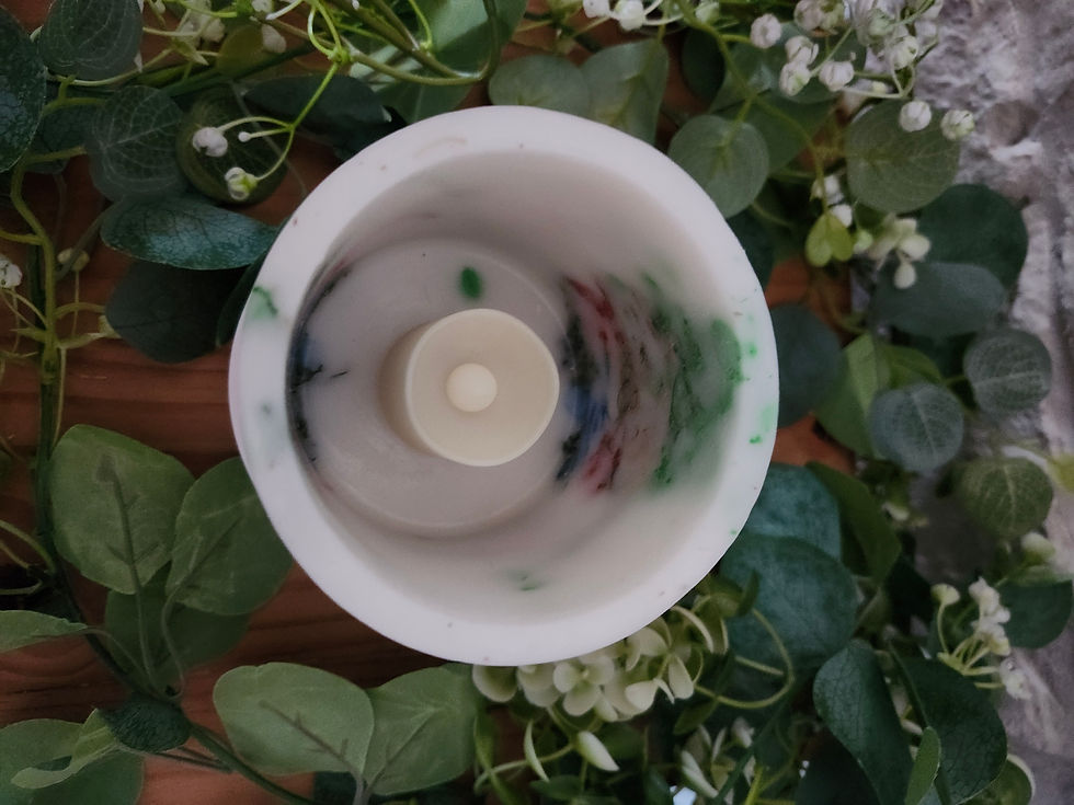 Thumbnail: Everlasting Lighted Wax Decorative Candle Lantern Holder 'Happy Garden'